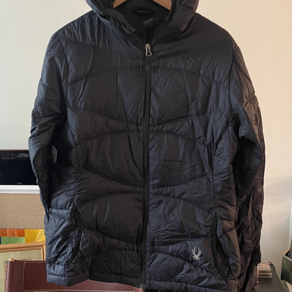 Spyder Black Puffer Jacket
